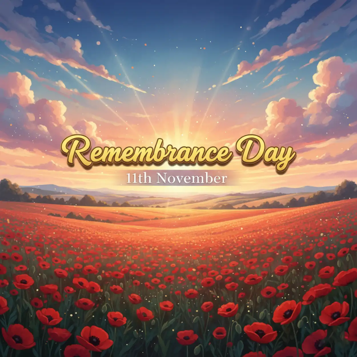 remembrance day banner design template