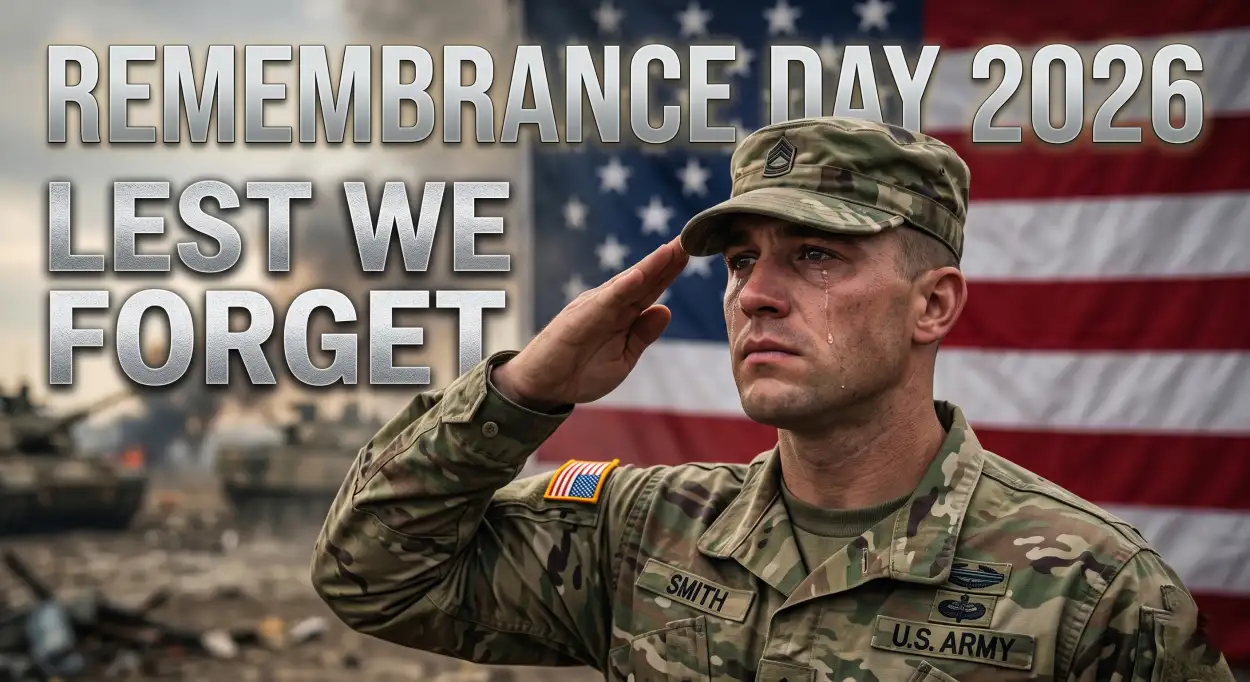 Free Download Remembrance Day Usa 2026 American Hero Tribute - High Quality Remembrance Day Usa 2026 Image