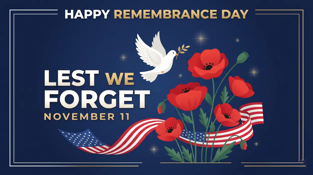 Free Download Remembrance Day Usa 2026 Patriotic Flyer Background - High Quality Remembrance Day Usa 2026 Background Image