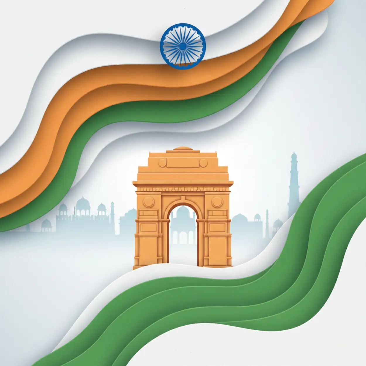 republic day background website banner