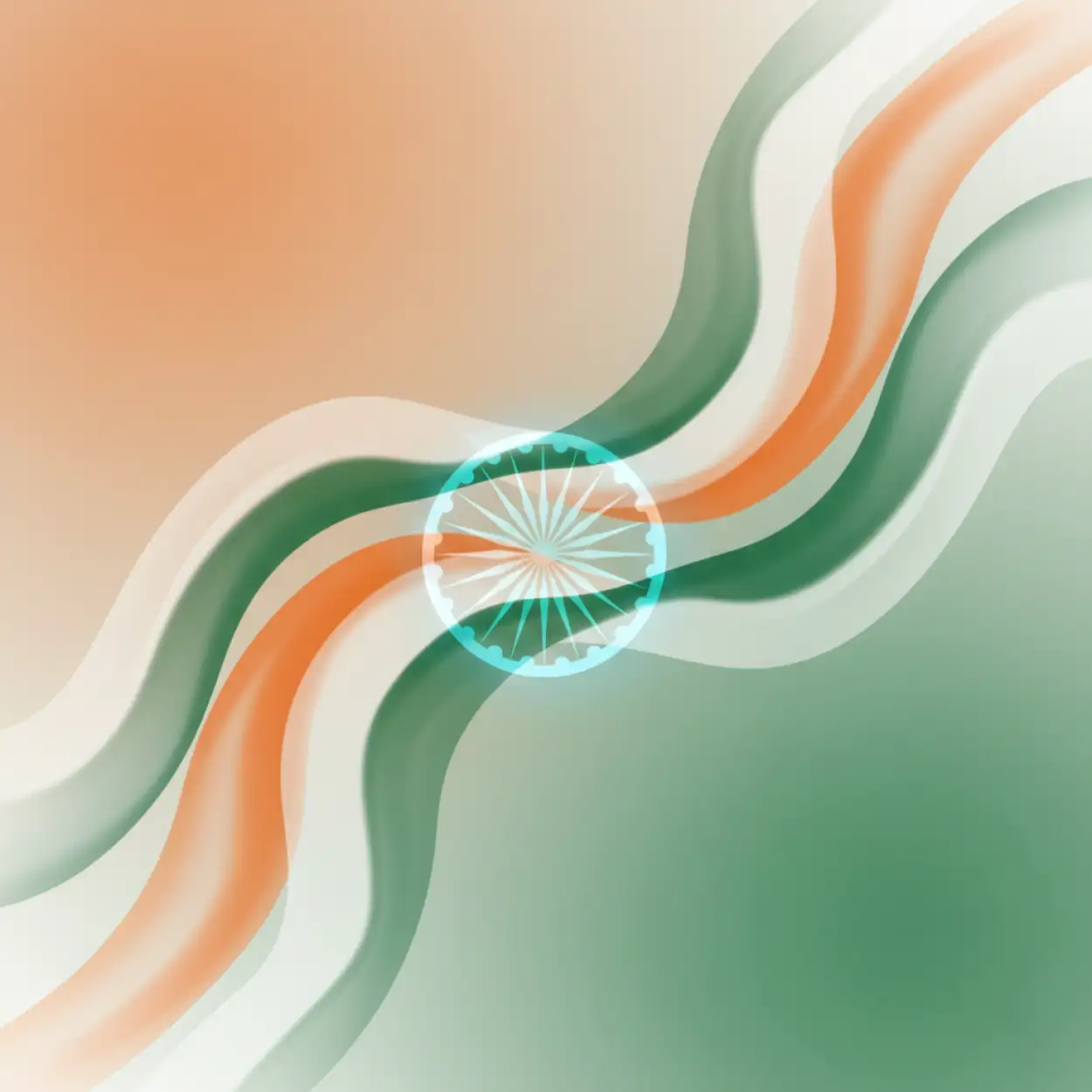 republic day background with parade theme