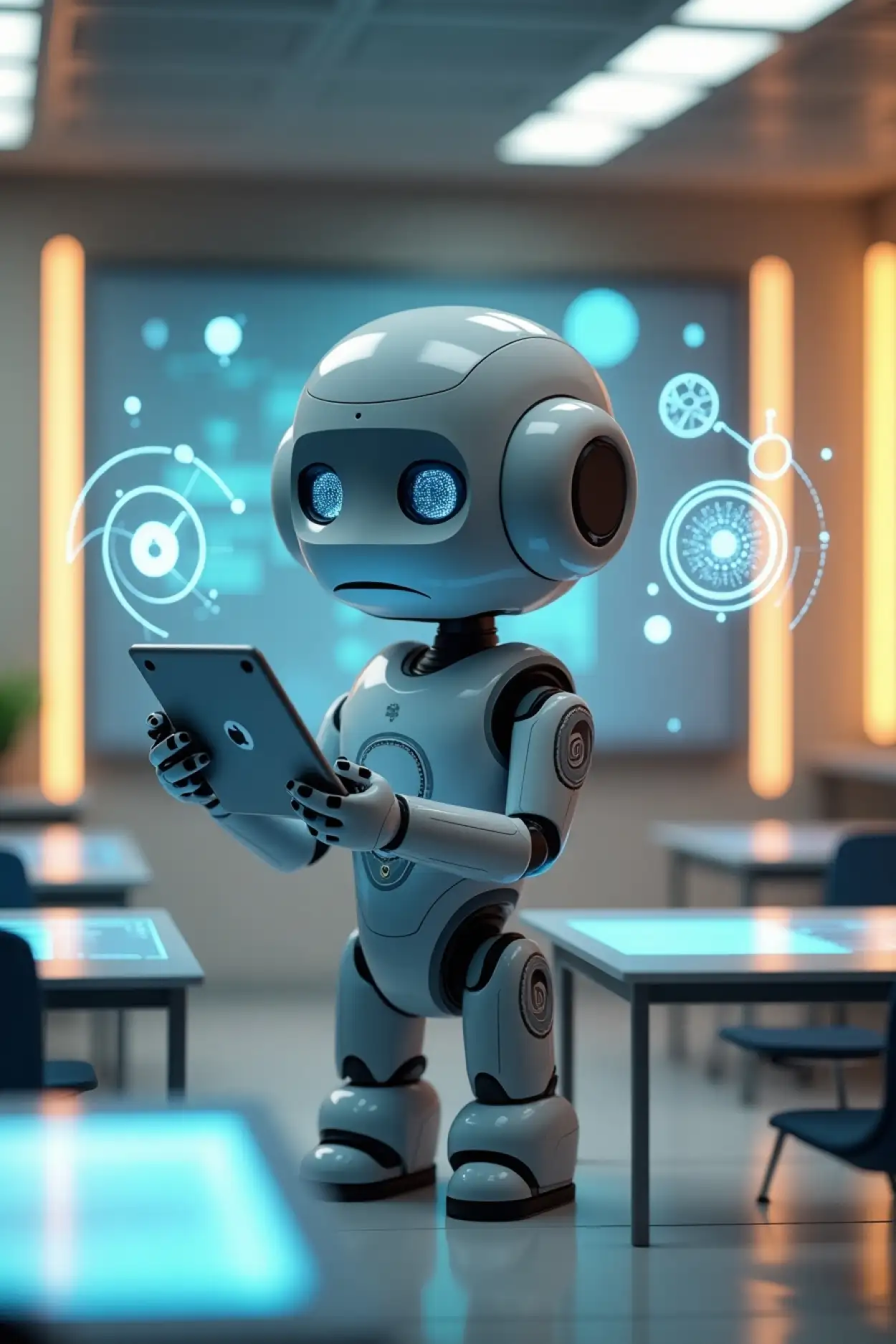 robot background for video editing projects