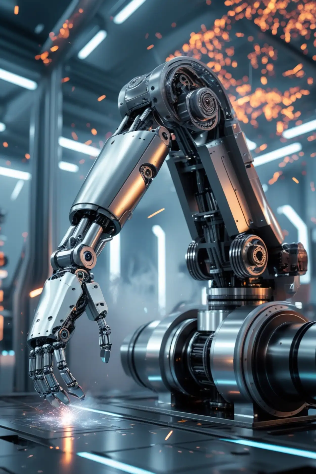 Robot Background With Smoke And Sparks - Royalty Free Robot Background Image | Pngmagic Free Download Robot Background With Smoke And Sparks - High Quality Robot Background Background