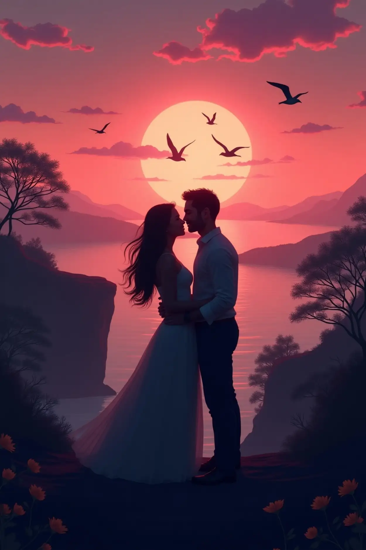 romantic background for Instagram story