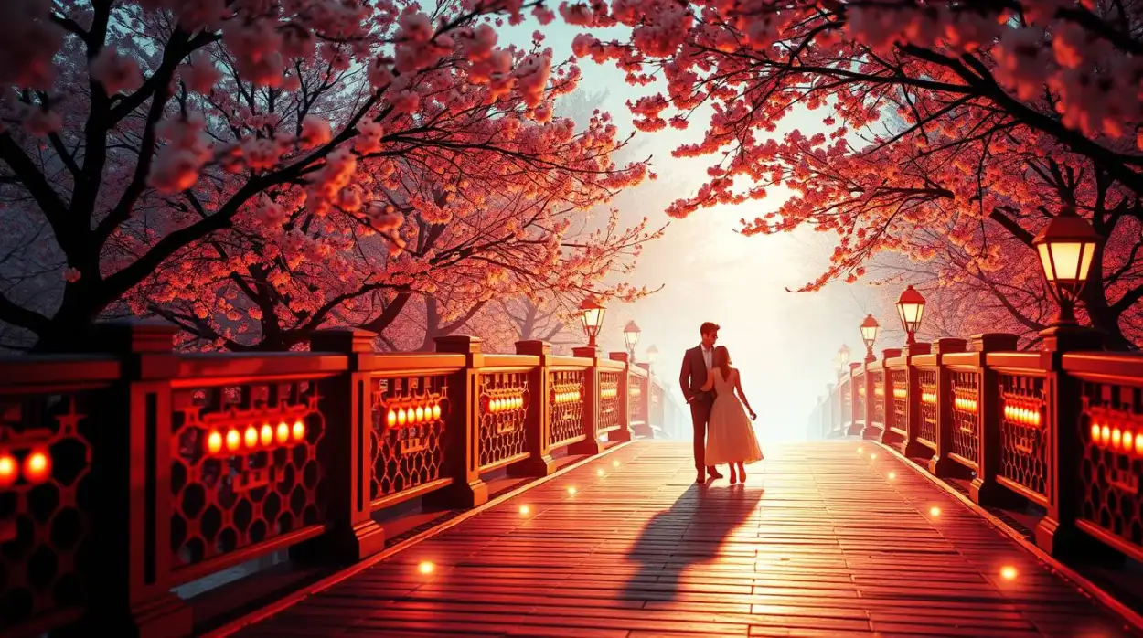 Free Download Romantic Background Scenery With Heart - High Quality Romantic Background Background