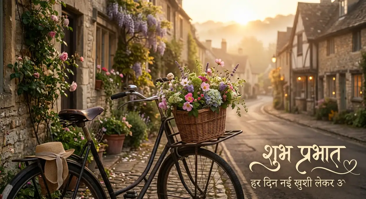 Free Download Romantic Good Morning With Fresh Flowers - High Quality Good Morning With Flowers Image
