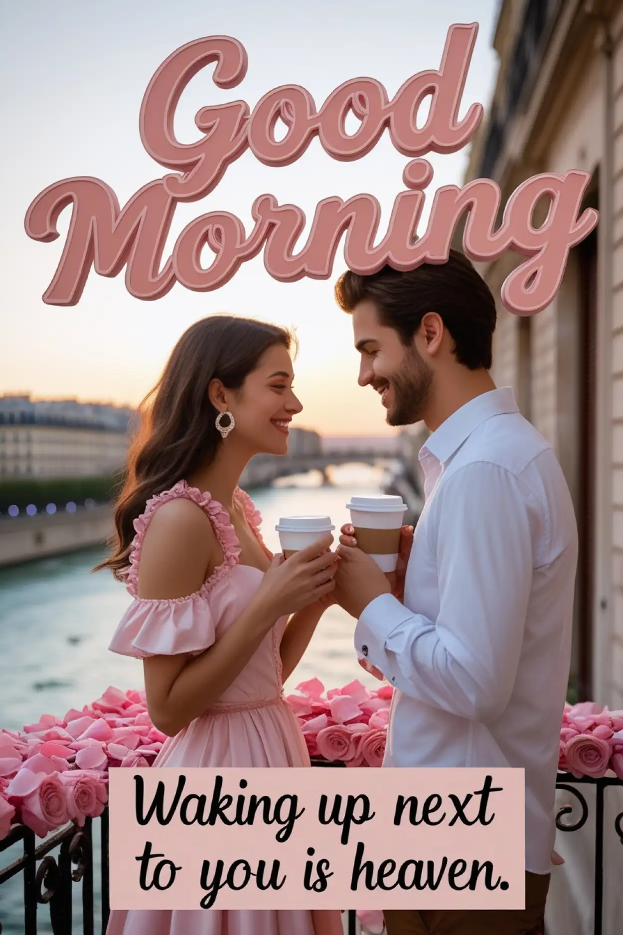 romantic morning wishes to send on WhatsApp
