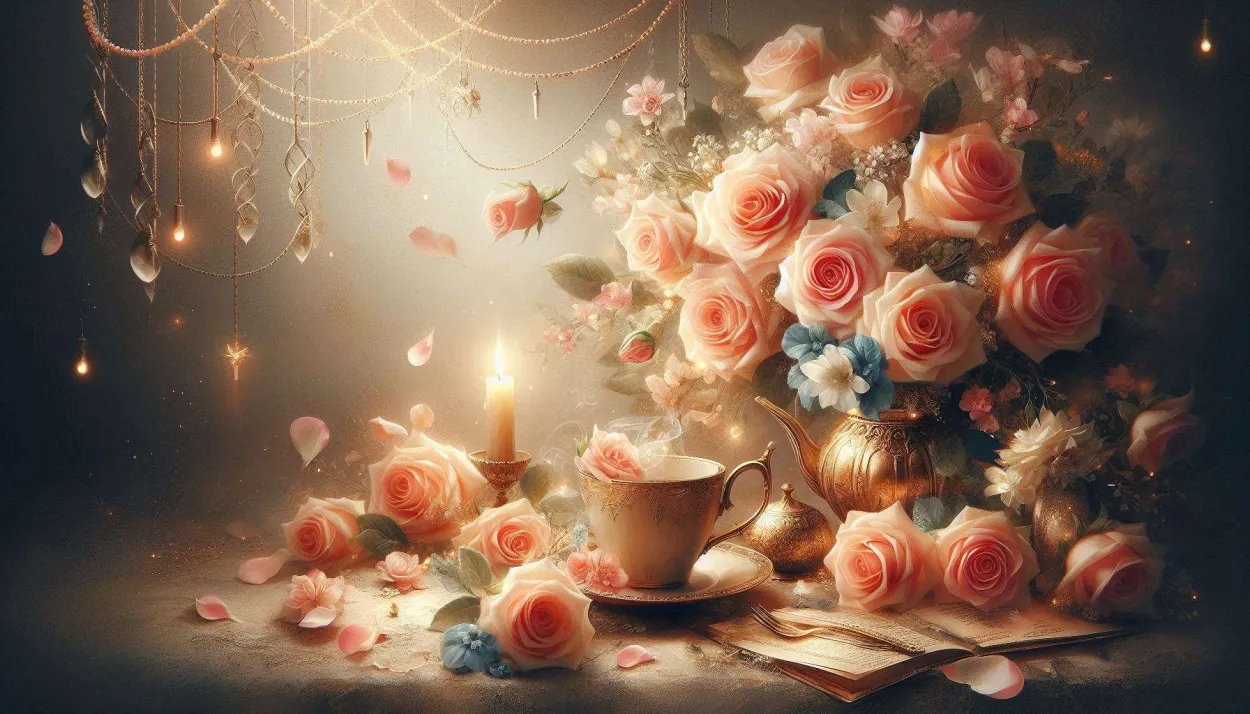 Romantic Rose Flower Background For Valentineās Day - Royalty Free Flower Background Rose Image | Pngmagic Free Download Romantic Rose Flower Background For Valentineās Day - High Quality Flower Background Rose Background