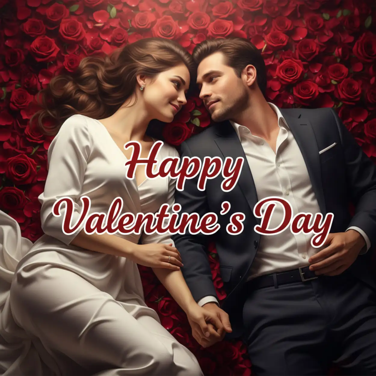 romantic valentines day red rose images
