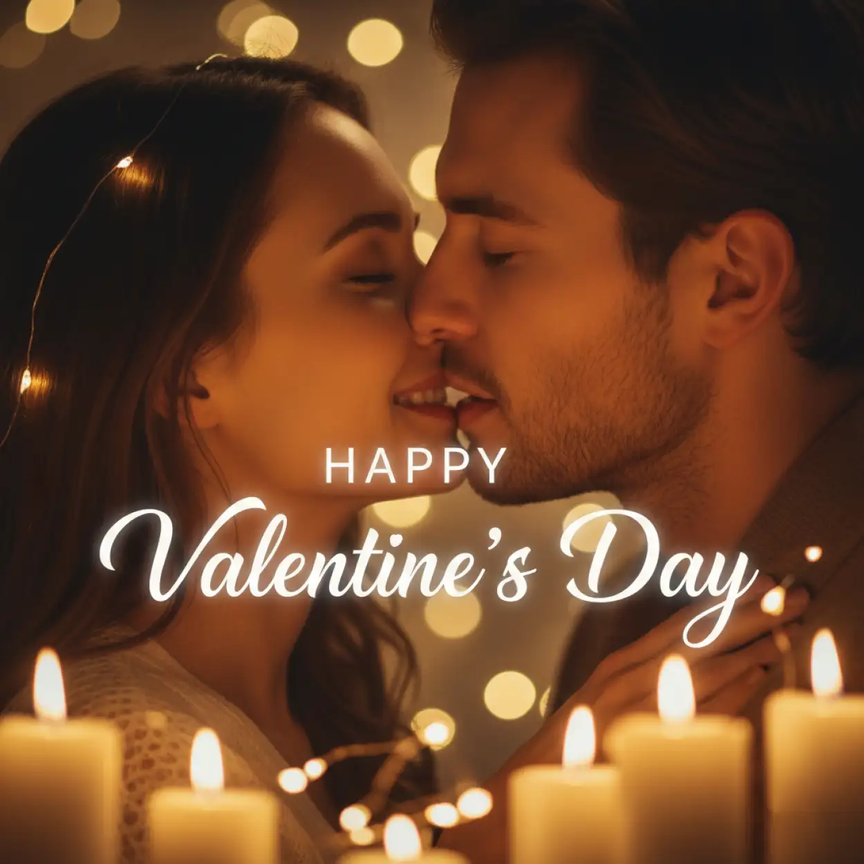 romantic valentines day social media design