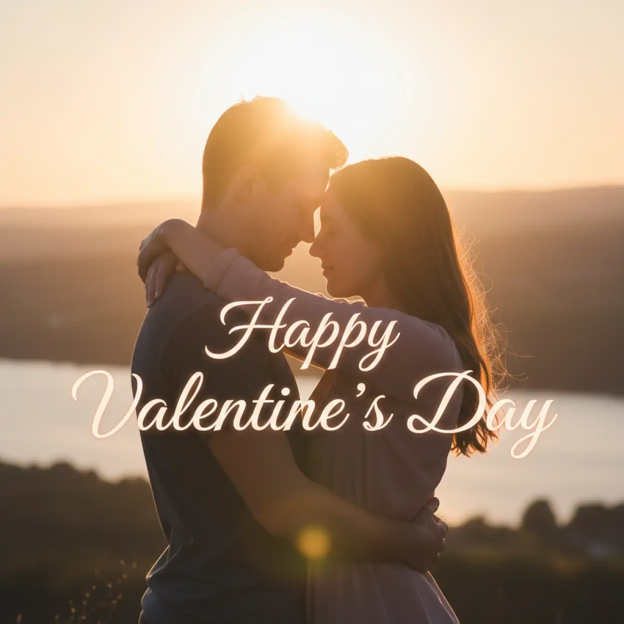 romantic valentines day sunset love images