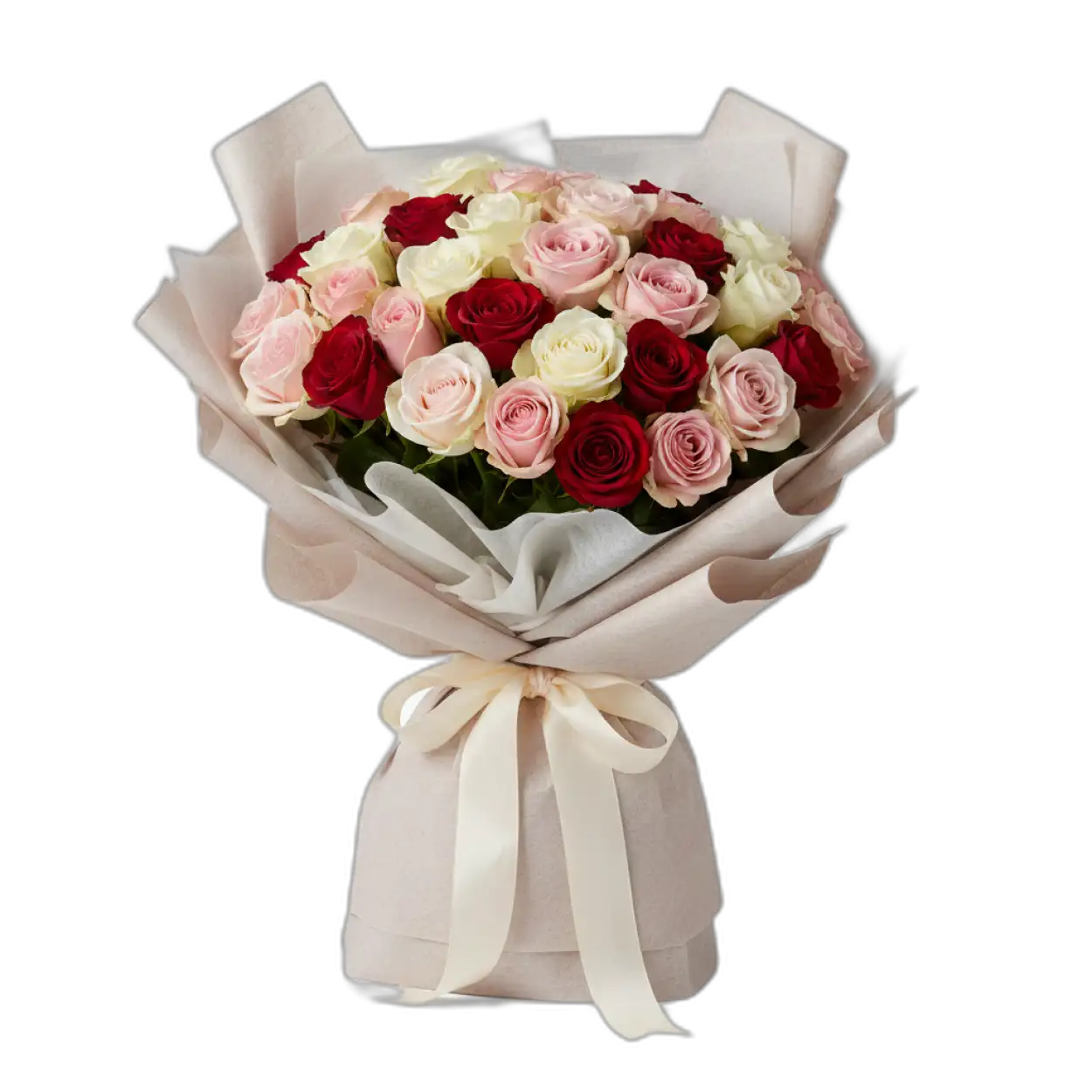 Free Download Rose Bouquet Png Floral Gift - High Quality Rose Bouquet Png PNG Image