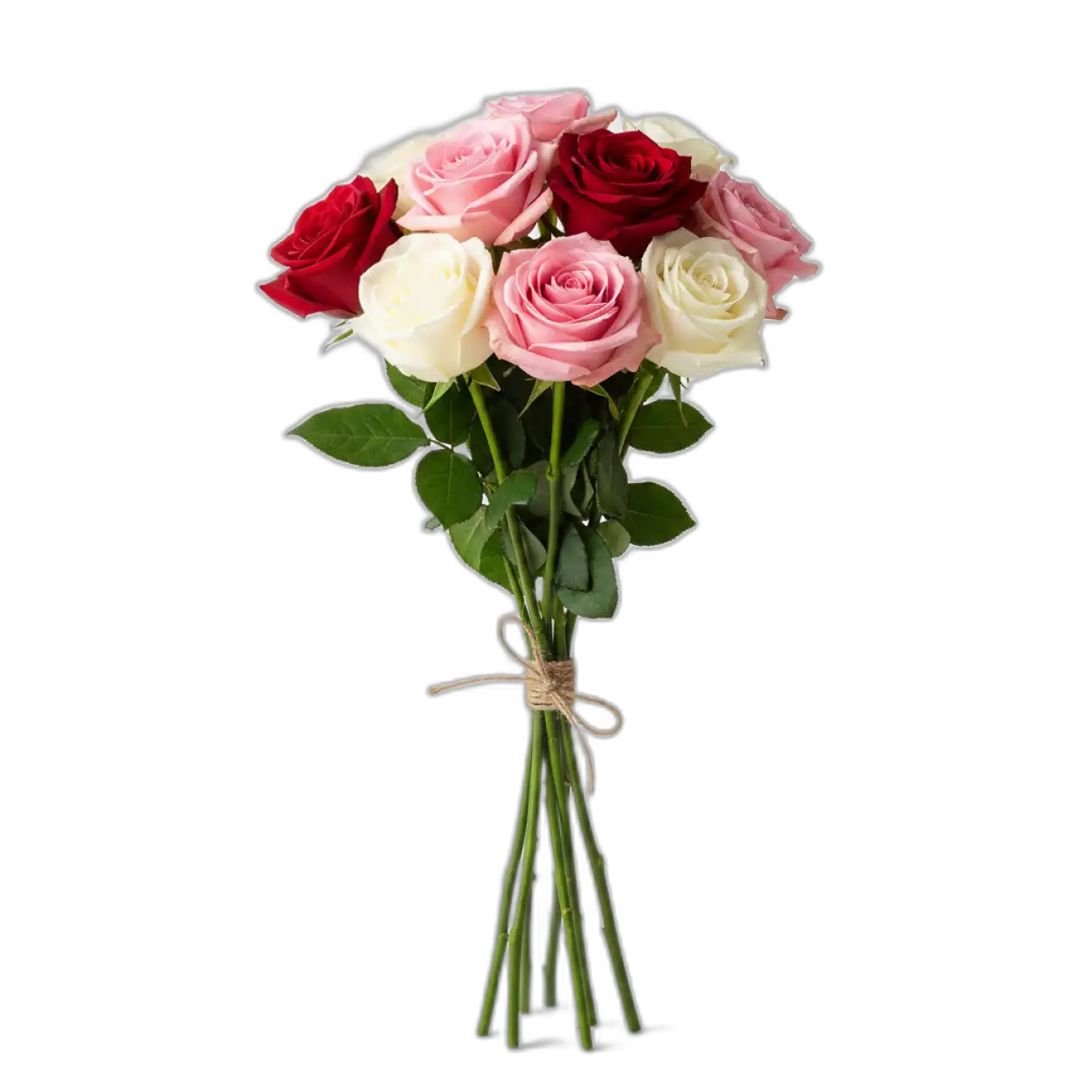 Free Download Rose Bouquet Png Photo Realistic - High Quality Rose Bouquet Png PNG Image