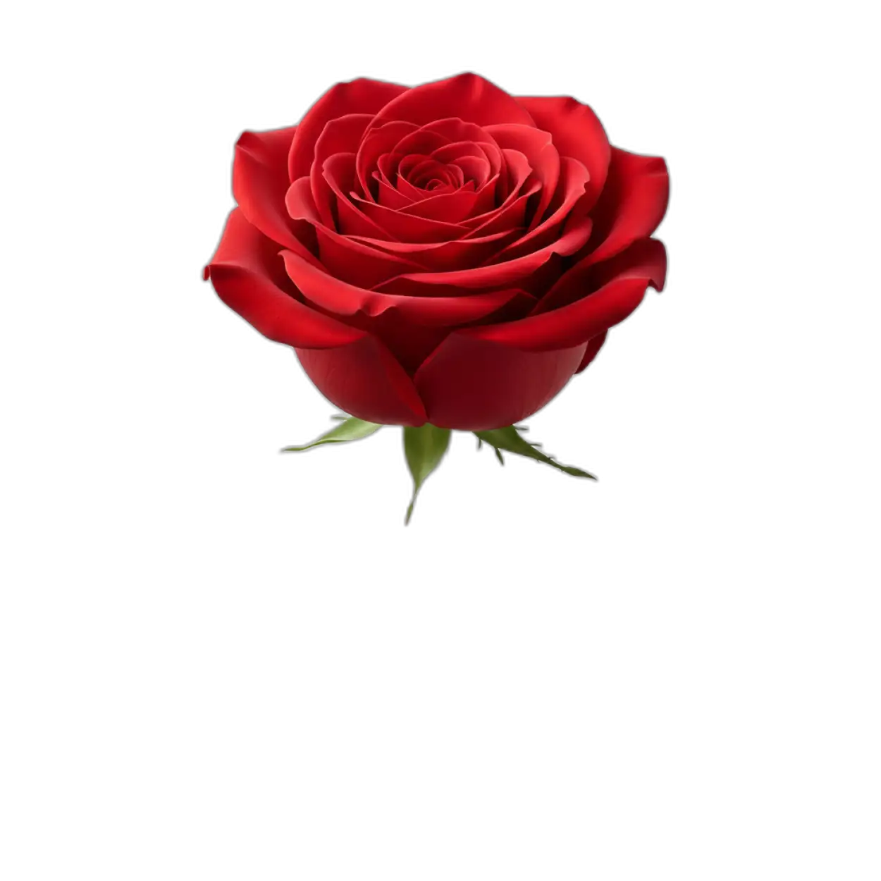 rose png realistic shadow free