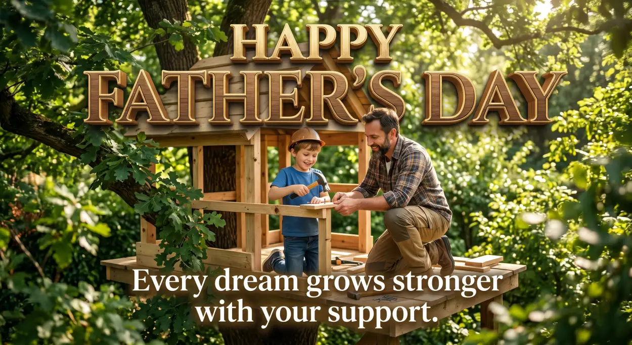 Free Download Rustic Fathers Day Greeting Card - High Quality Happy Fathers Day Greeting Card Image