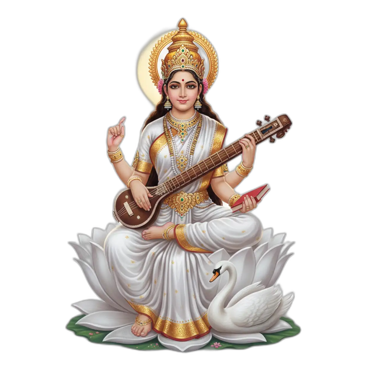 saraswati mata png free hd download