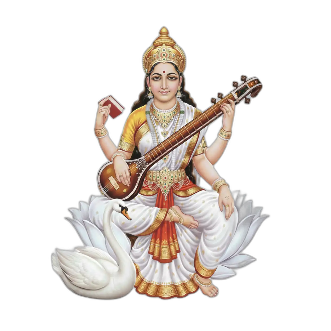 saraswati png for school banner