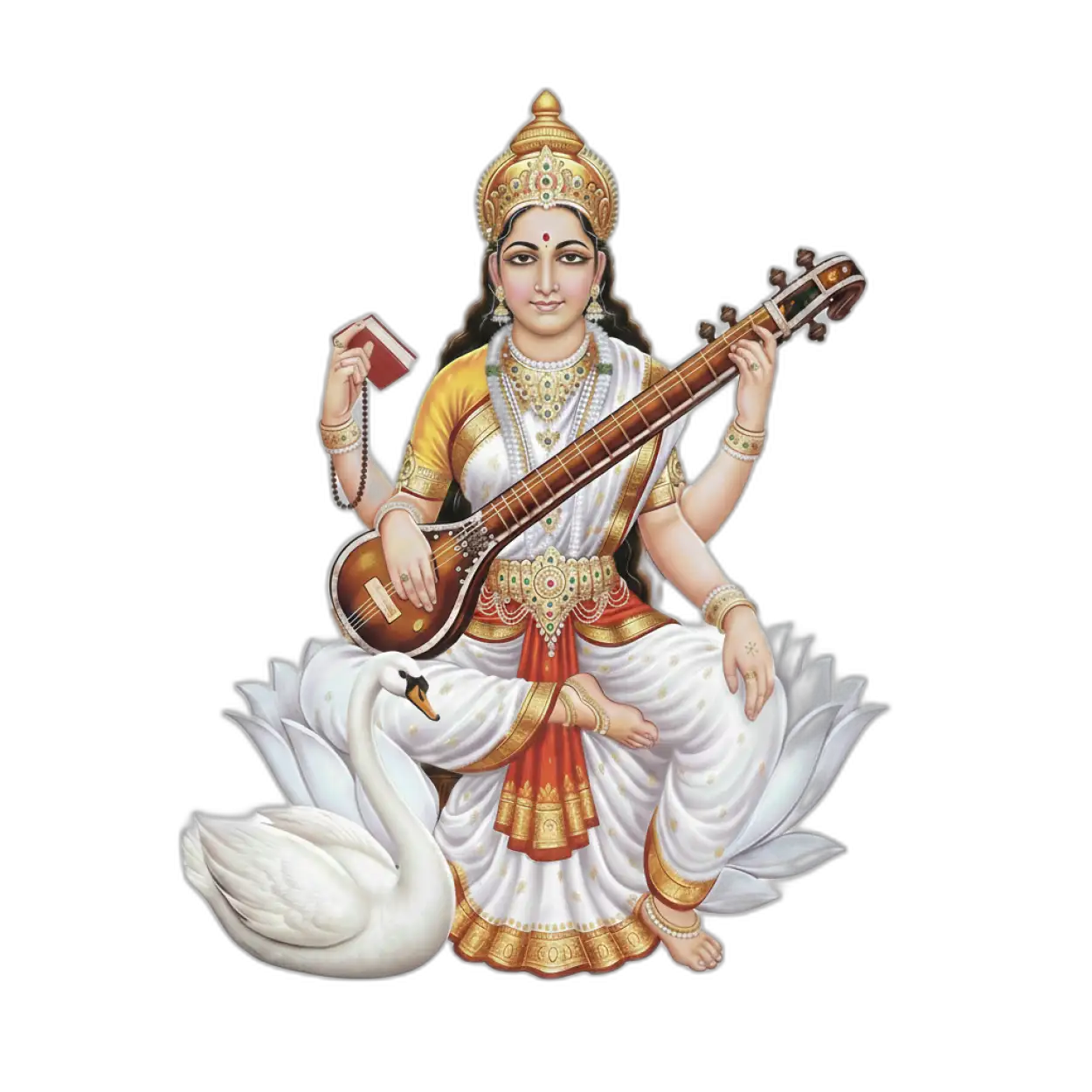 saraswati png for temple banner