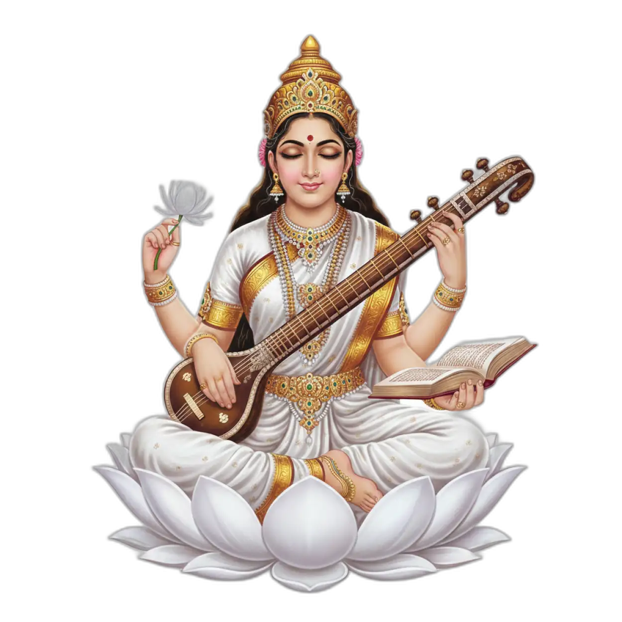 saraswati png image free download