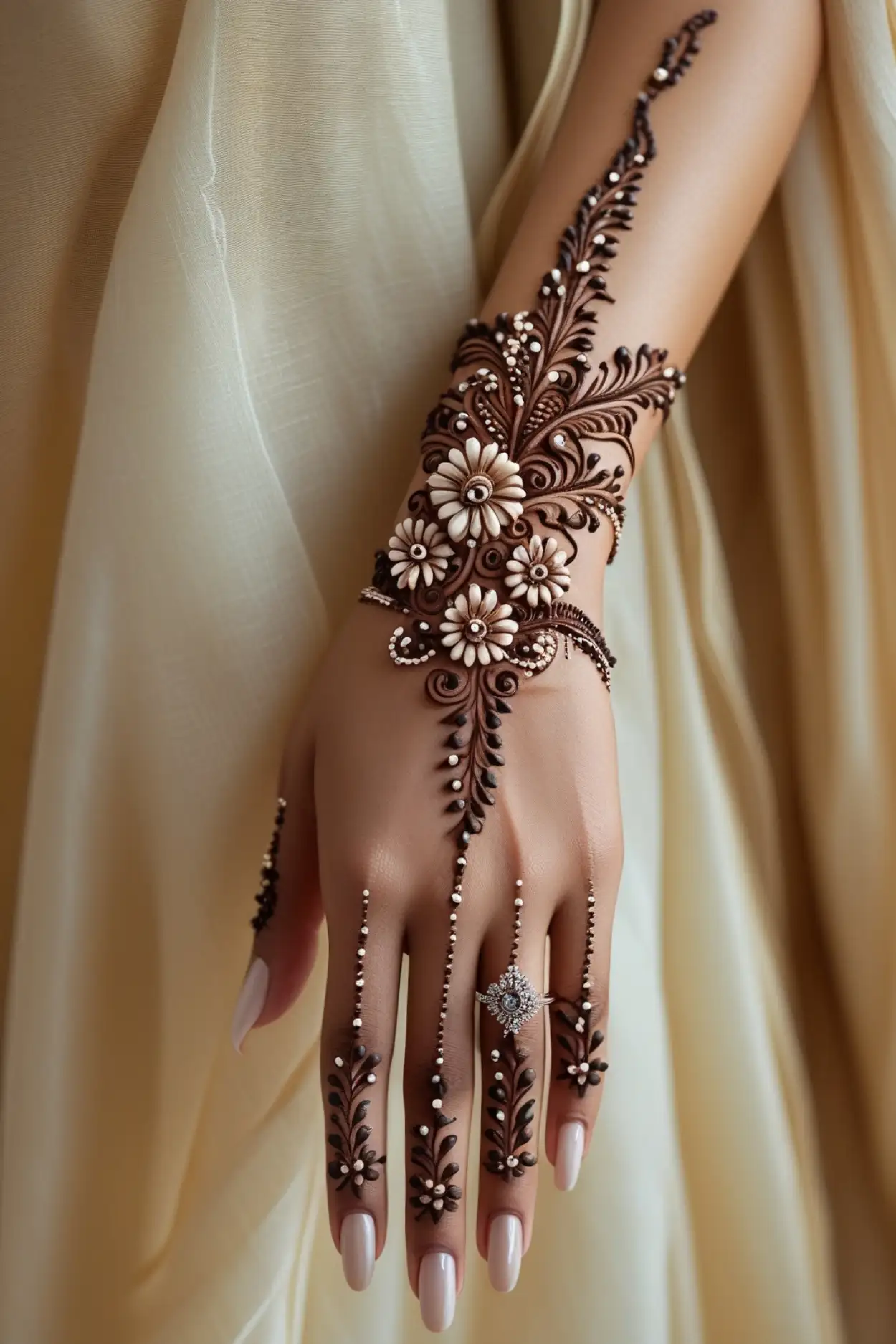 sawan somwar special mehndi design for hands