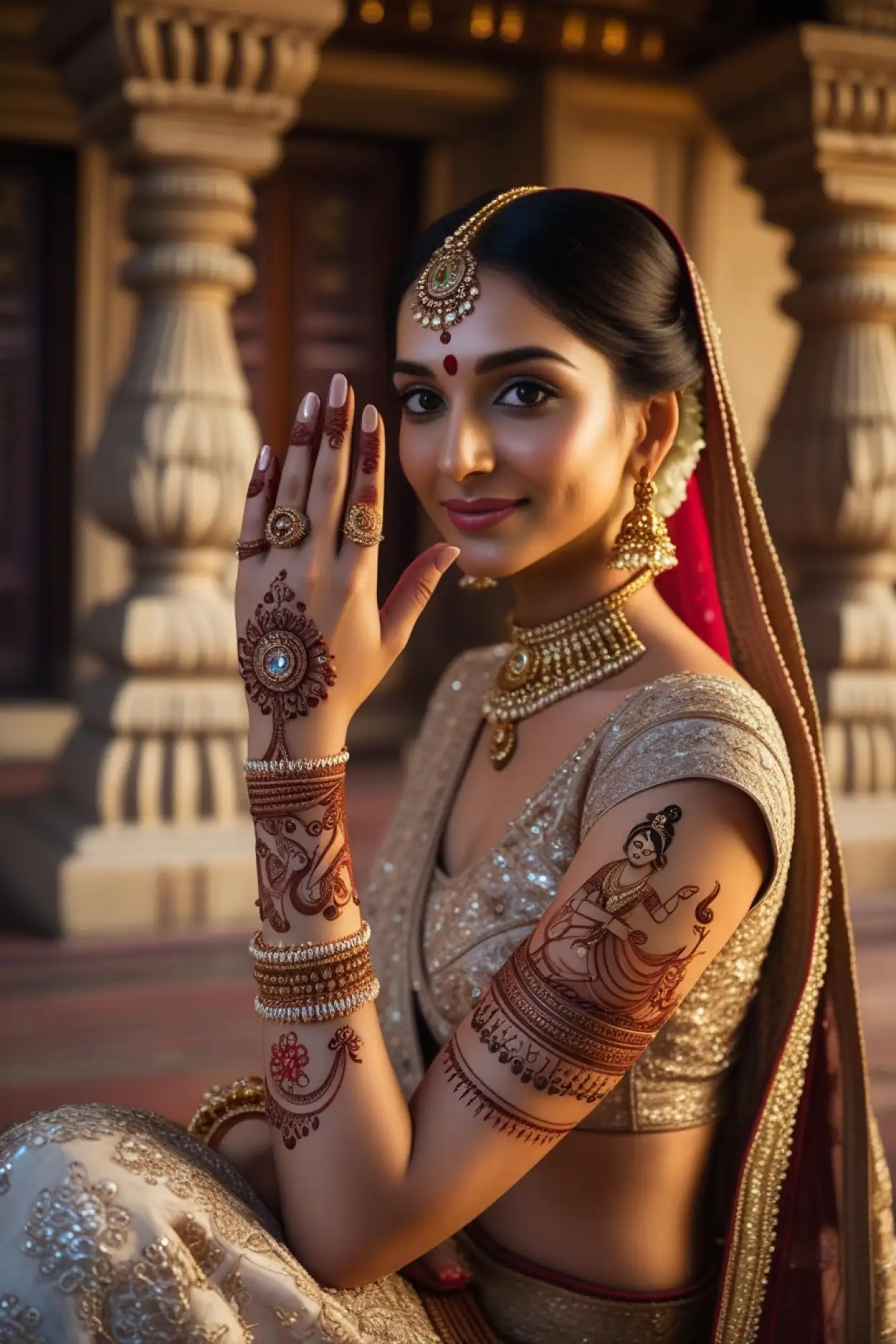 sawan special dulhan mehndi design