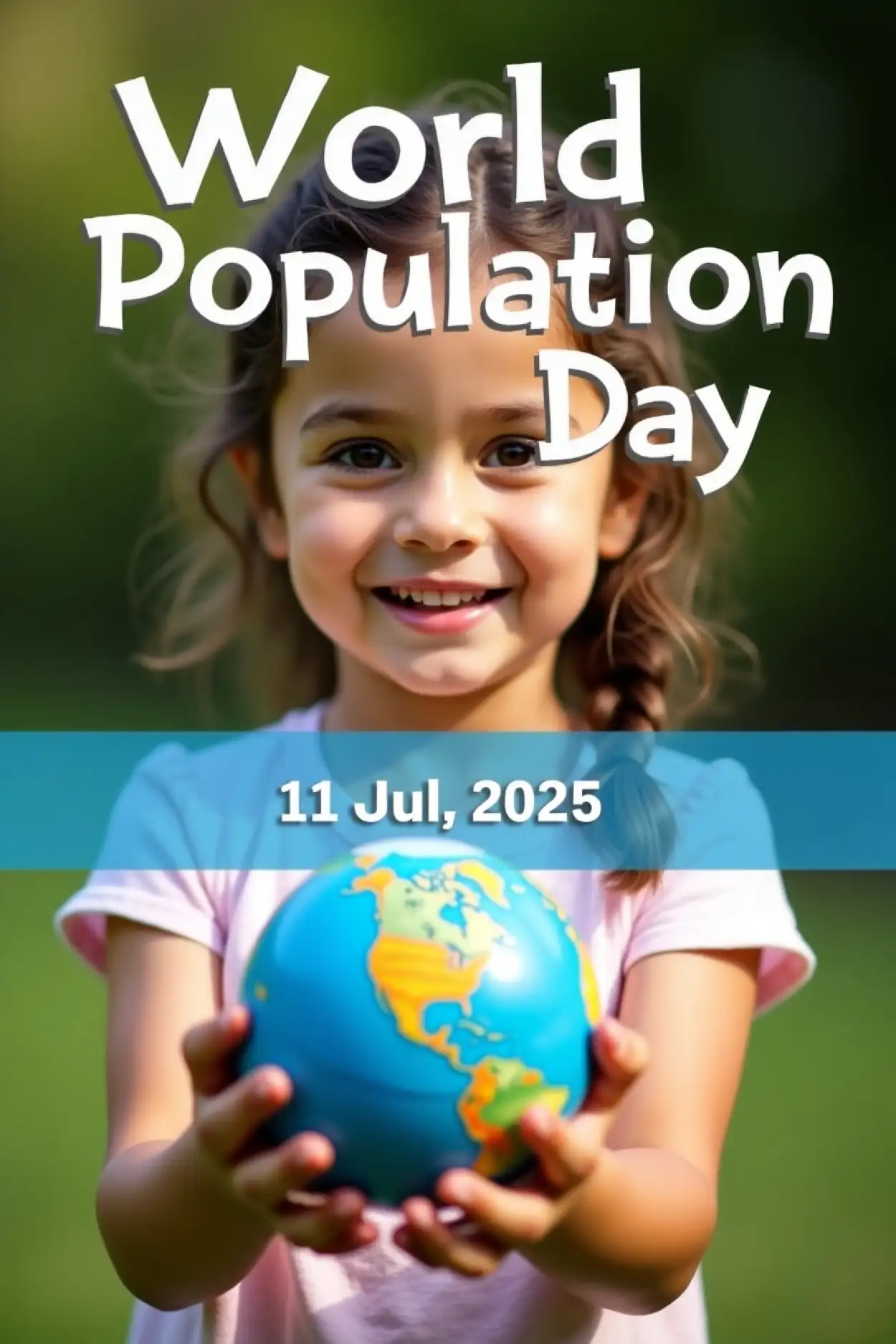 Free Download School Poster For World Population Day - High Quality World Population Day Background