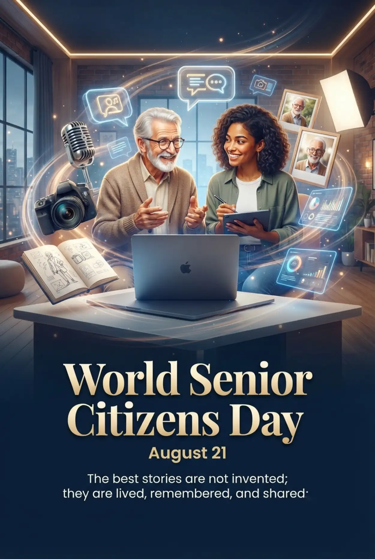 Free Download Senior Citizens Day 2026 Digital Marketing Keywords - High Quality Senior Citizens Day 2026 Image