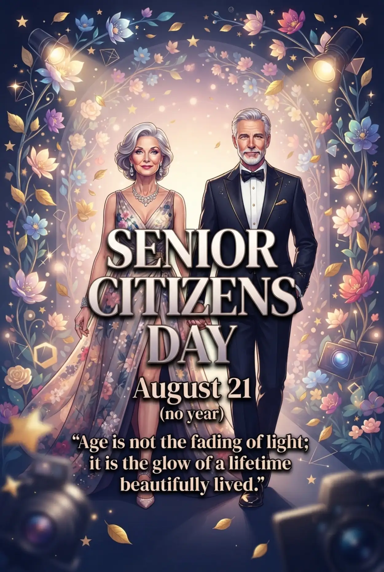 Free Download Senior Citizens Day 2026 Elderly Rights Awareness - High Quality Senior Citizens Day 2026 Image