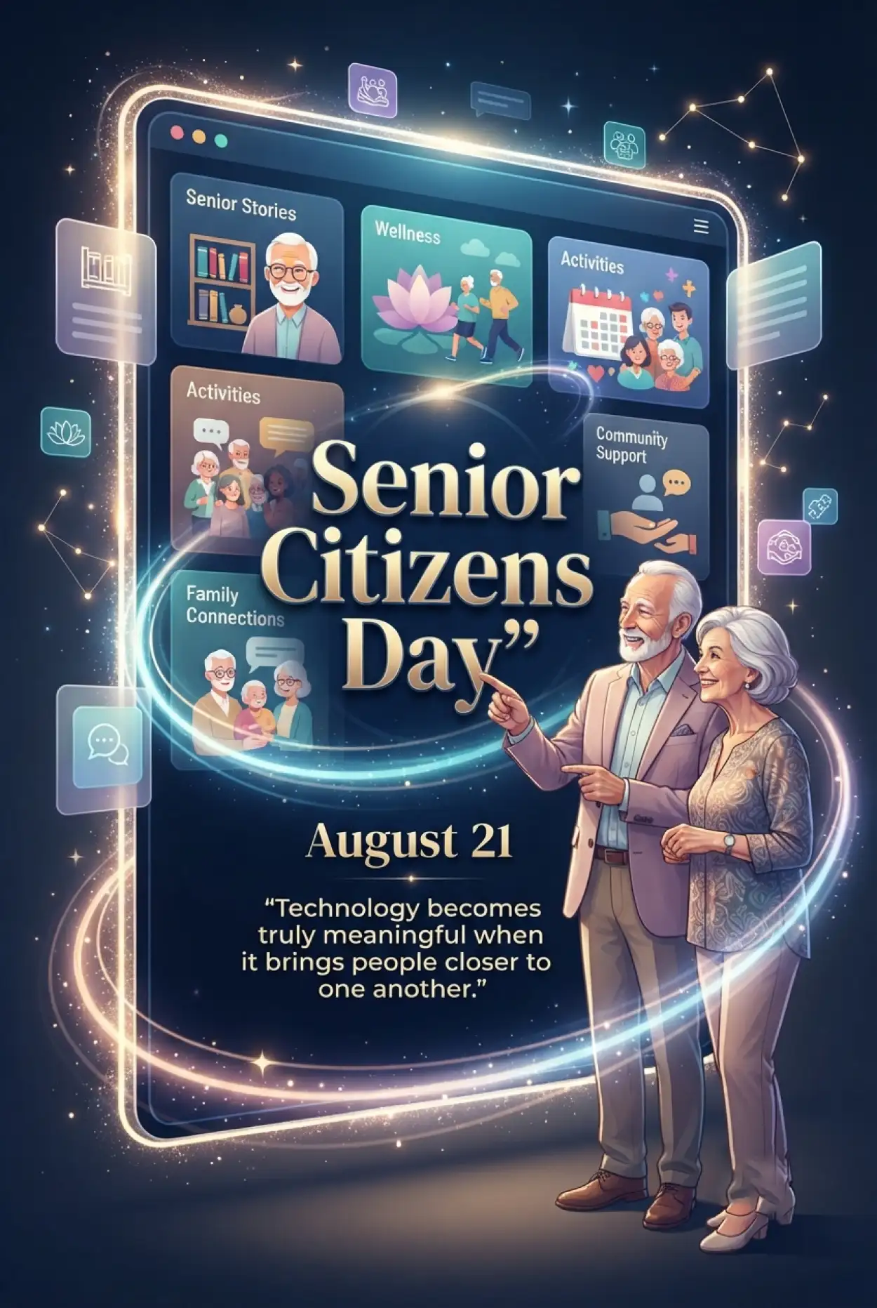 Free Download Senior Citizens Day 2026 Essay For School Students - High Quality Senior Citizens Day 2026 Image