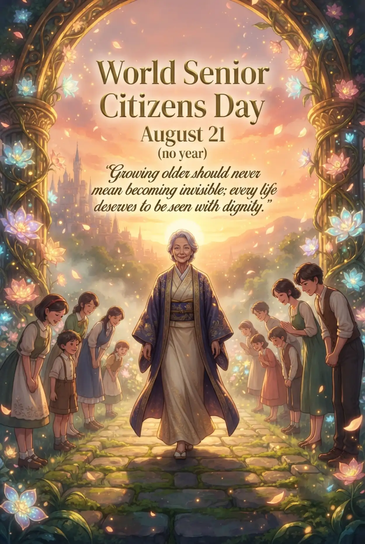 Free Download Senior Citizens Day 2026 Importance Of Respecting Elders - High Quality Senior Citizens Day 2026 Image