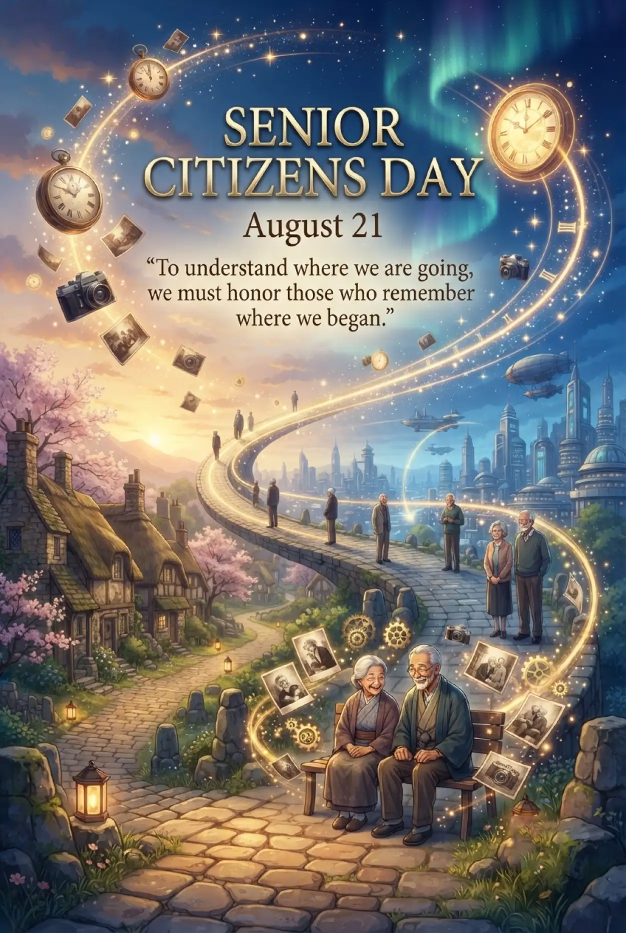 Free Download Senior Citizens Day 2026 Inspirational Quotes - High Quality Senior Citizens Day 2026 Image