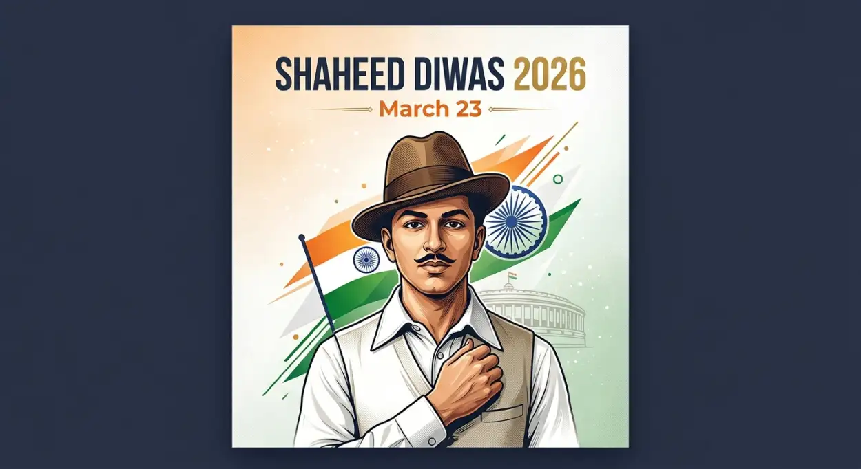 Free Download Shaheed Diwas 2026 Drawing Ideas Easy - High Quality Shaheed Diwas 2026 Image