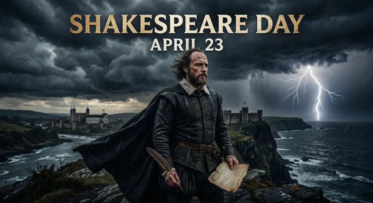 Free Download Shakespeare Day Macbeth Quotes Images - High Quality William Shakespeare Day 2026 Image