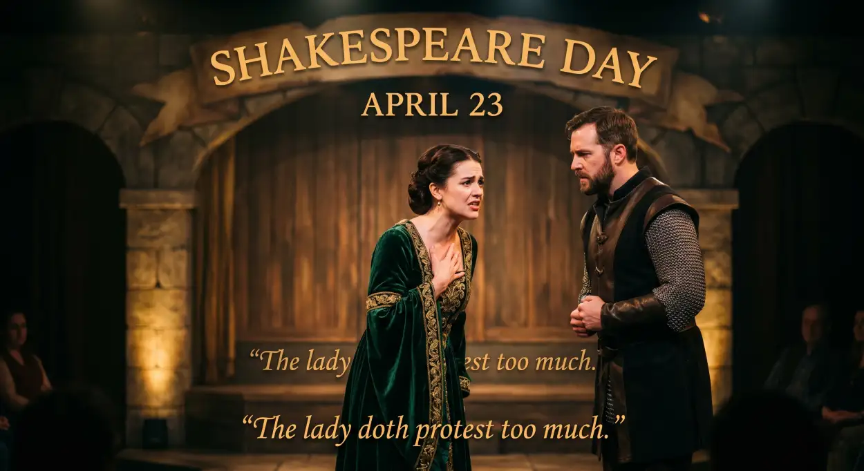 Free Download Shakespeare Day Othello Quotes List - High Quality William Shakespeare Day 2026 Image