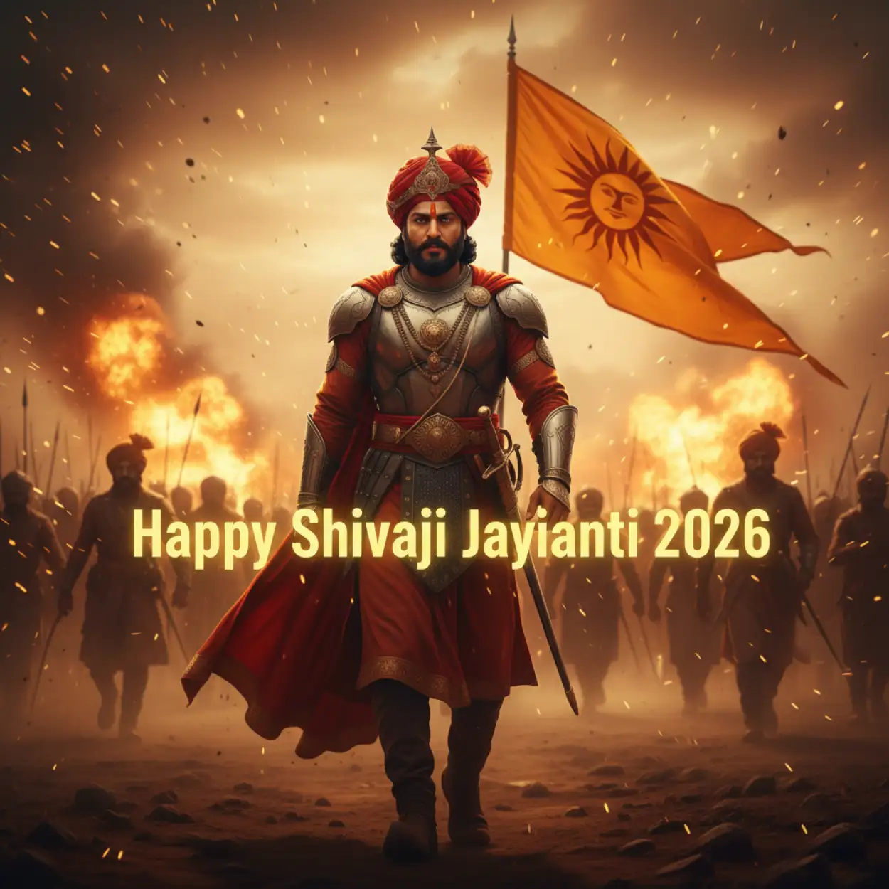 shivaji jayanti 2026 bhagwa theme whatsapp status