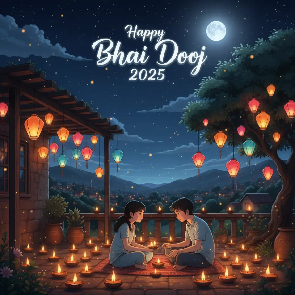 short and sweet happy bhai dooj 2025 wishes