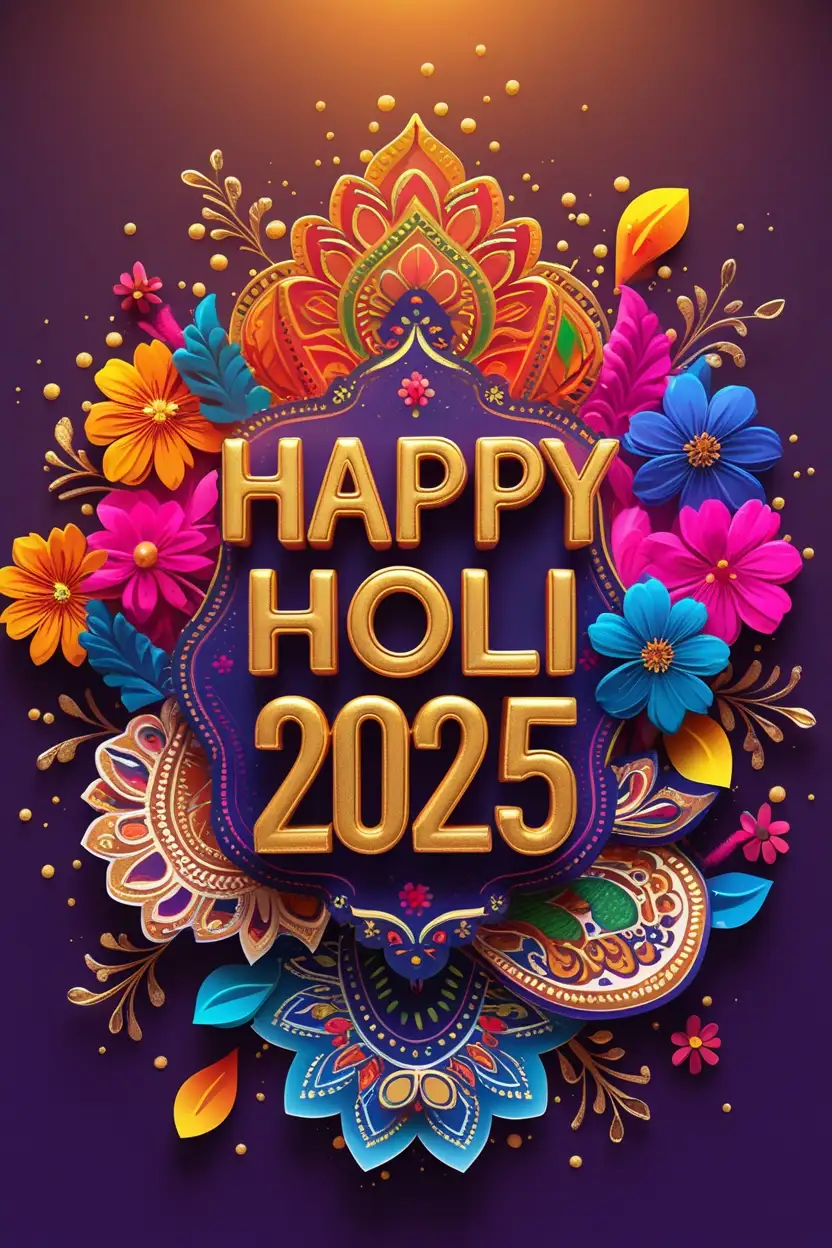 short and sweet happy holi 2025 sms for whatsapp