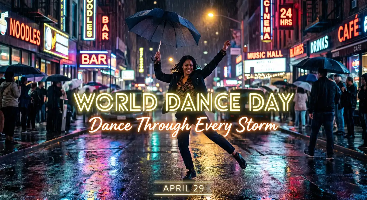 Free Download Short Dance Quotes For Social Media - High Quality World Dance Day 2026 Image