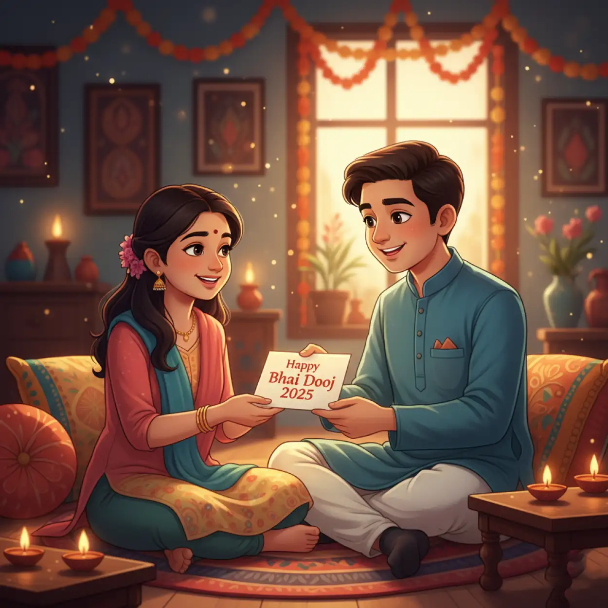 short happy bhai dooj 2025 wishes quotes