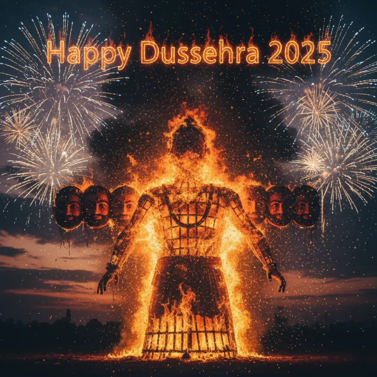 Short Happy Dussehra 2025 SMS in Hindi