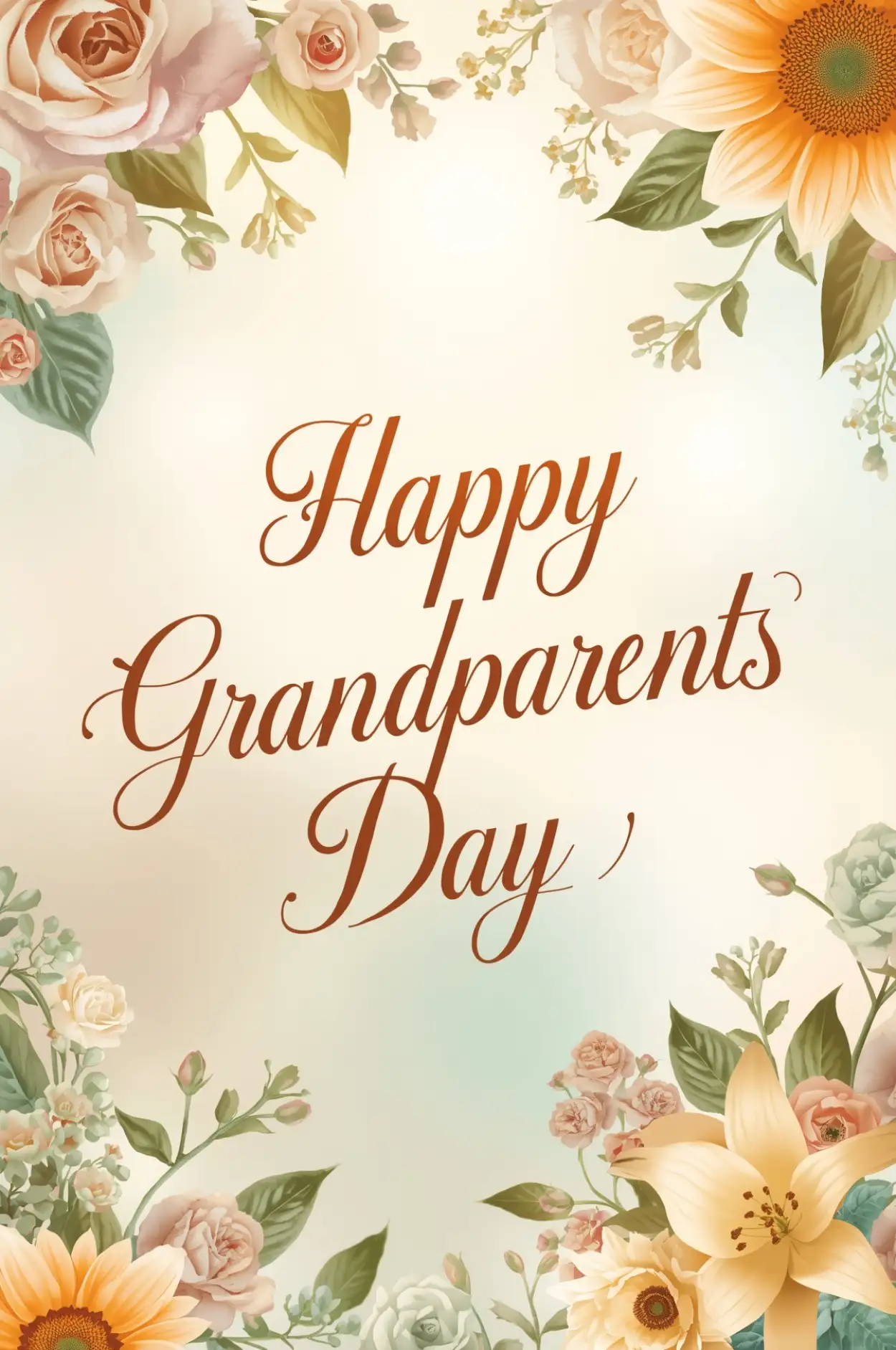 short happy grandparents day english slogan for school