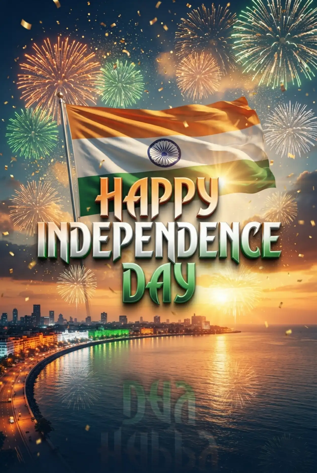 Free Download Short Independence Day Wishes 2026 - High Quality Indian Independence Day Wishes 2026 Image