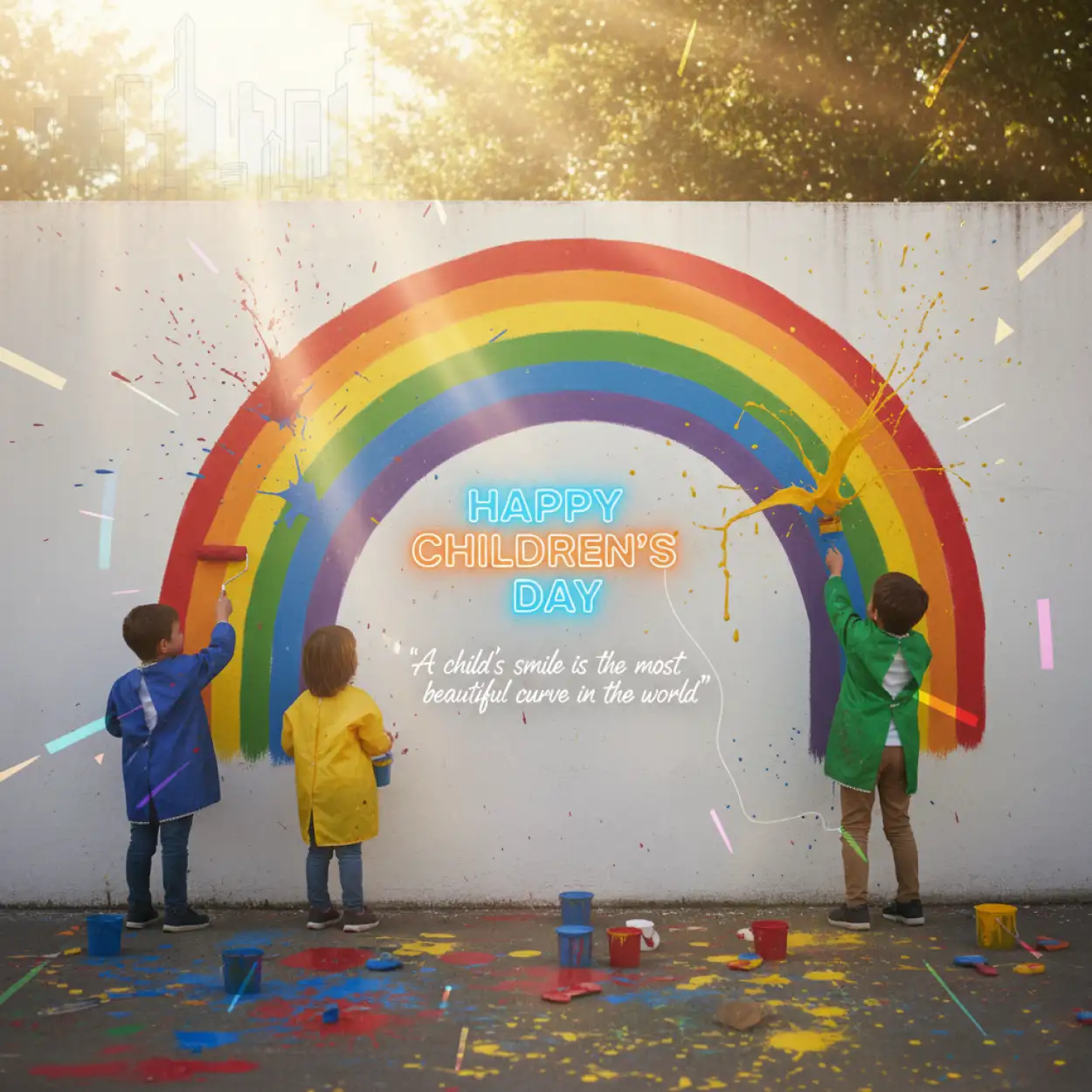 short quotes for happy childrens day card