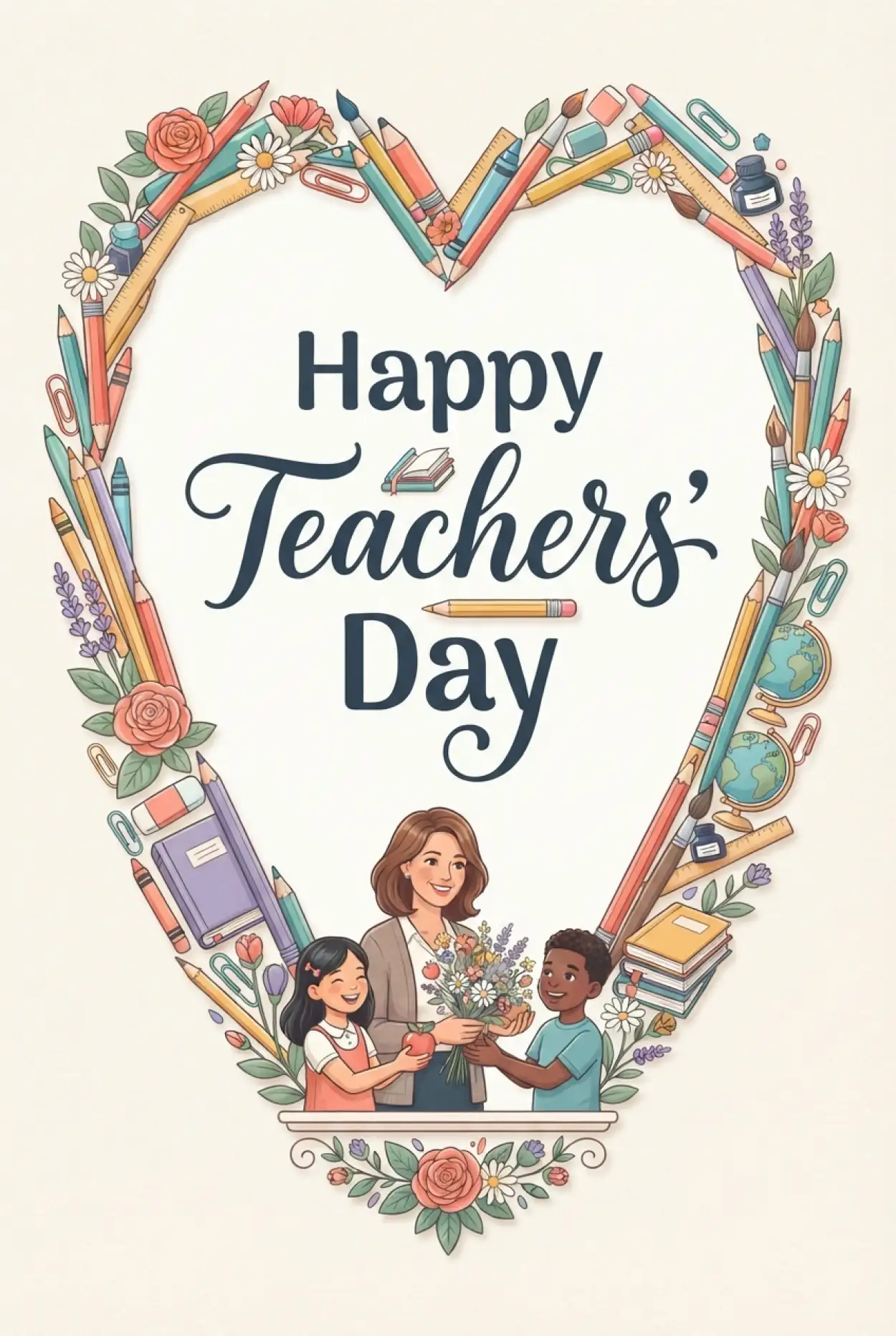 Free Download Short Teachers Day Greetings - High Quality Teachers Day Greetings Image