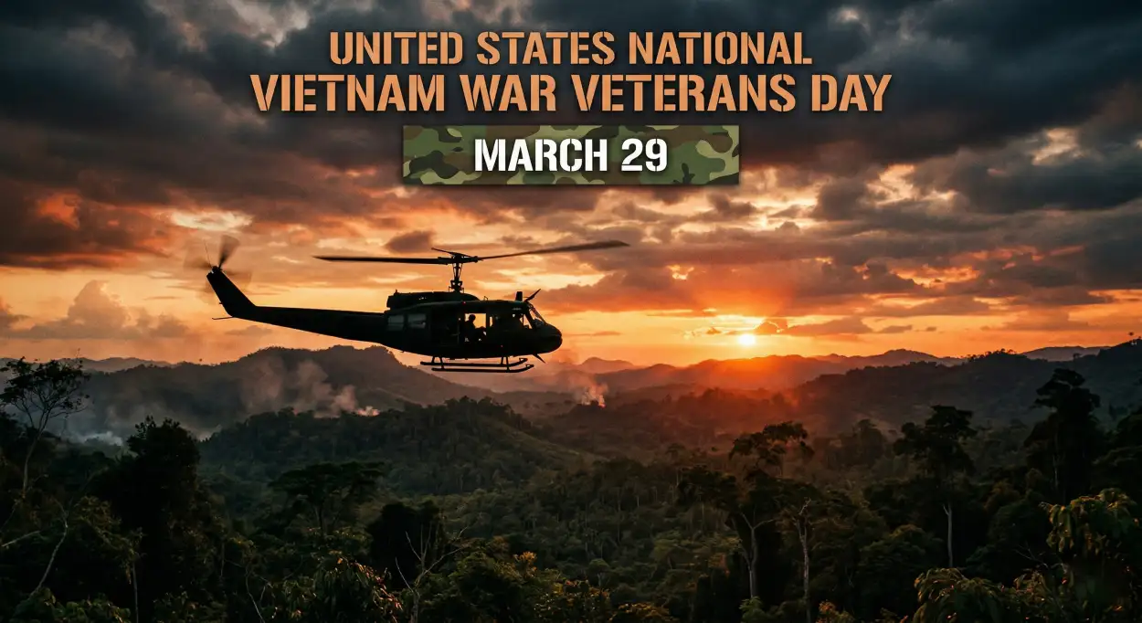 Free Download Short Vietnam Veterans Day Messages - High Quality United States National Vietnam War Veterans Day Image