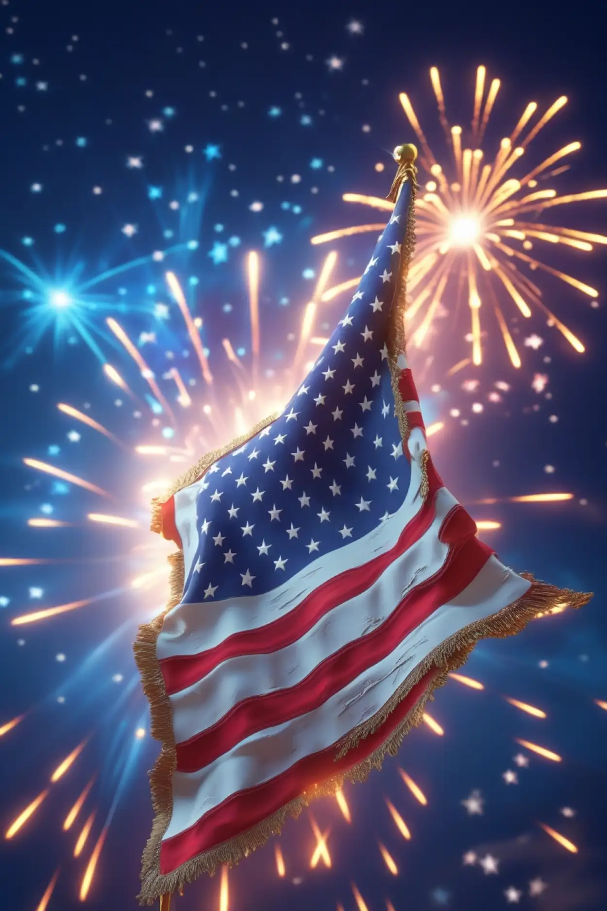 simple american flag background for flyers
