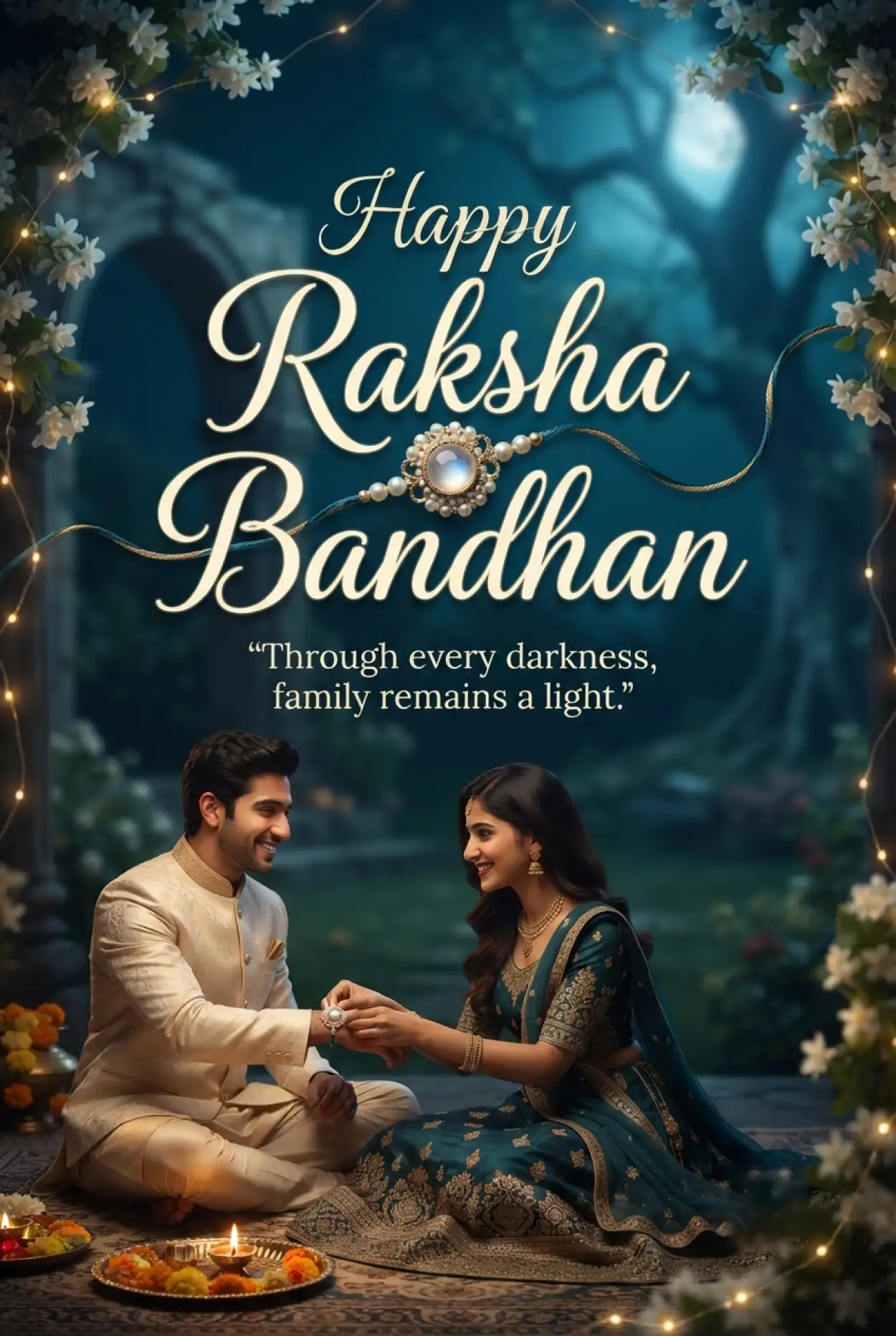Free Download Simple And Beautiful Raksha Bandhan Greetings - High Quality Happy Raksha Bandhan Greetings Image