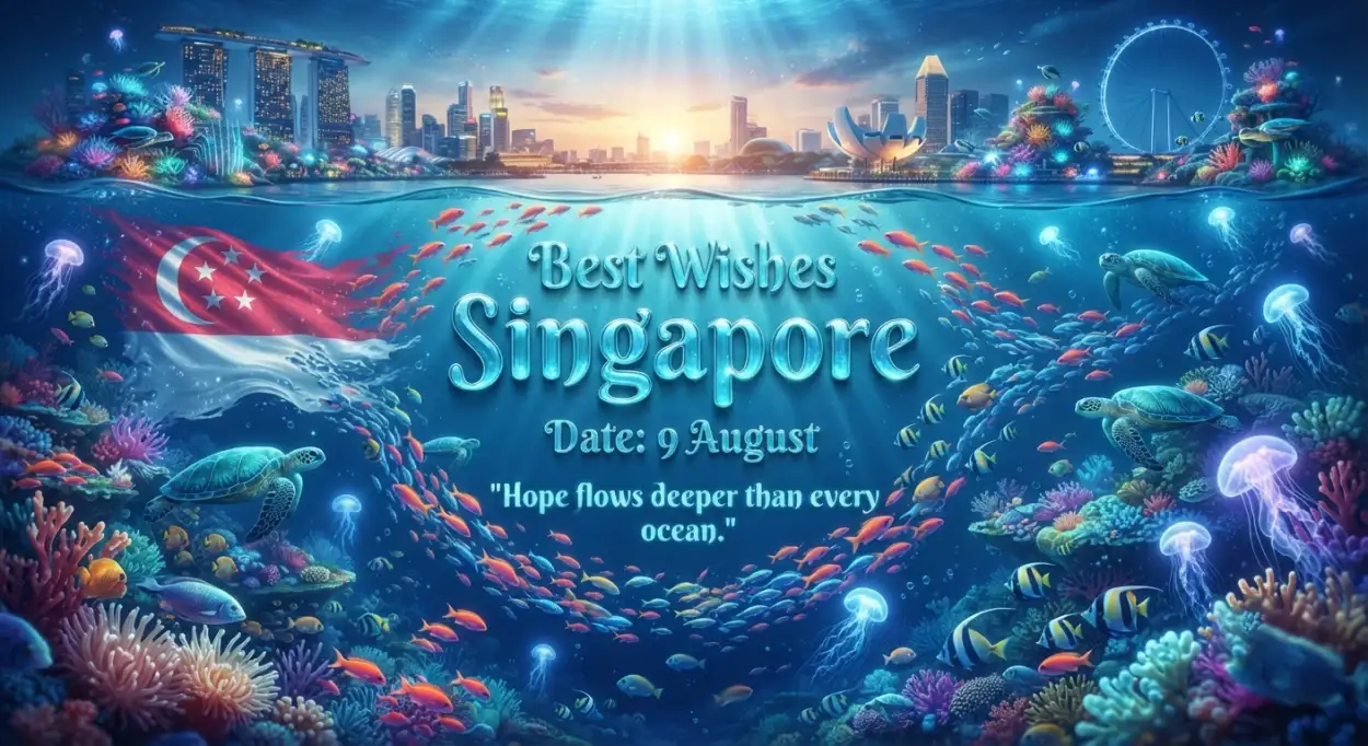 Free Download Singapore National Day 2026 Short Wishes Text - High Quality Singapore National Day 2026 Image