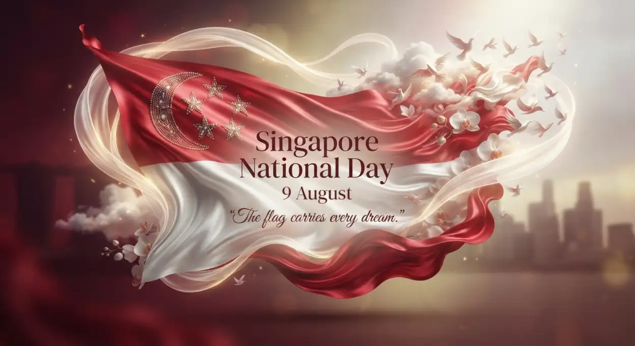 Free Download Singapore National Day 2026 Vector Background - High Quality Singapore National Day 2026 Background Image