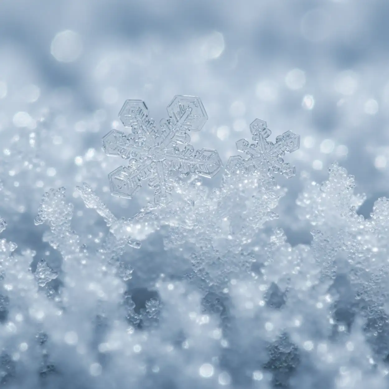 snow background square